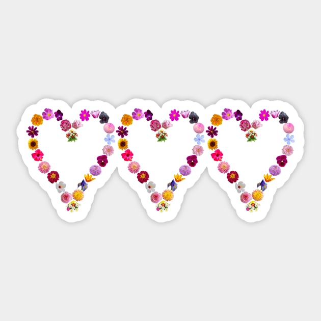 Floral Hearts Mothers Day Gift Sticker by ellenhenryflorals